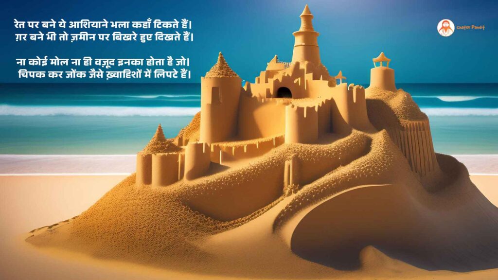 रेत पर बने आशियाने | Best Ghazal 2025 | Houses built on sand