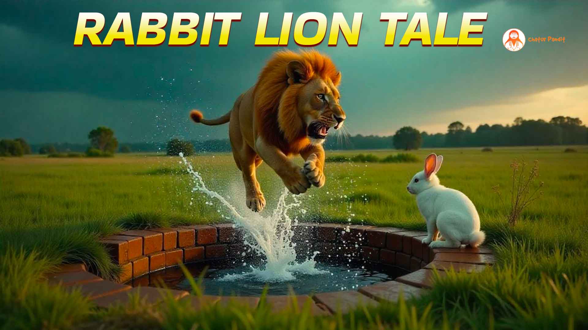 चालाक खरगोश और शेर की कहानी | Rabbit and Lion Story