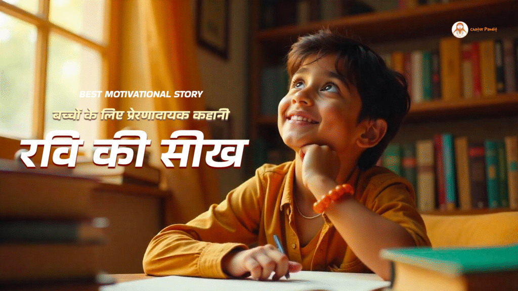 मेहनत और लगन से सफलता मिली | रवि की लगन और ईमानदारी | बेस्ट मोटिवेशनल कहानी