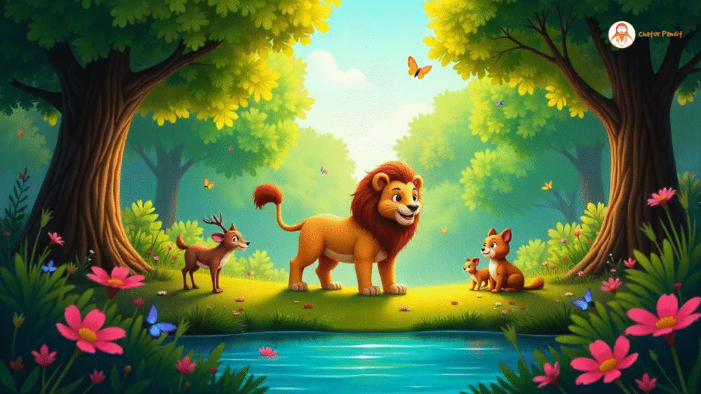 Jungle King Sheru | जंगल का राजा शेरू | Moral Story for Kids in Hindi