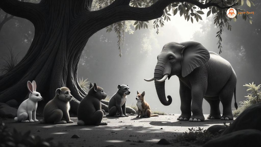 Jungle Meeting Panchayat | जंगल की बैठक | Best moral jungle story in Hindi for 5-10 year old kids