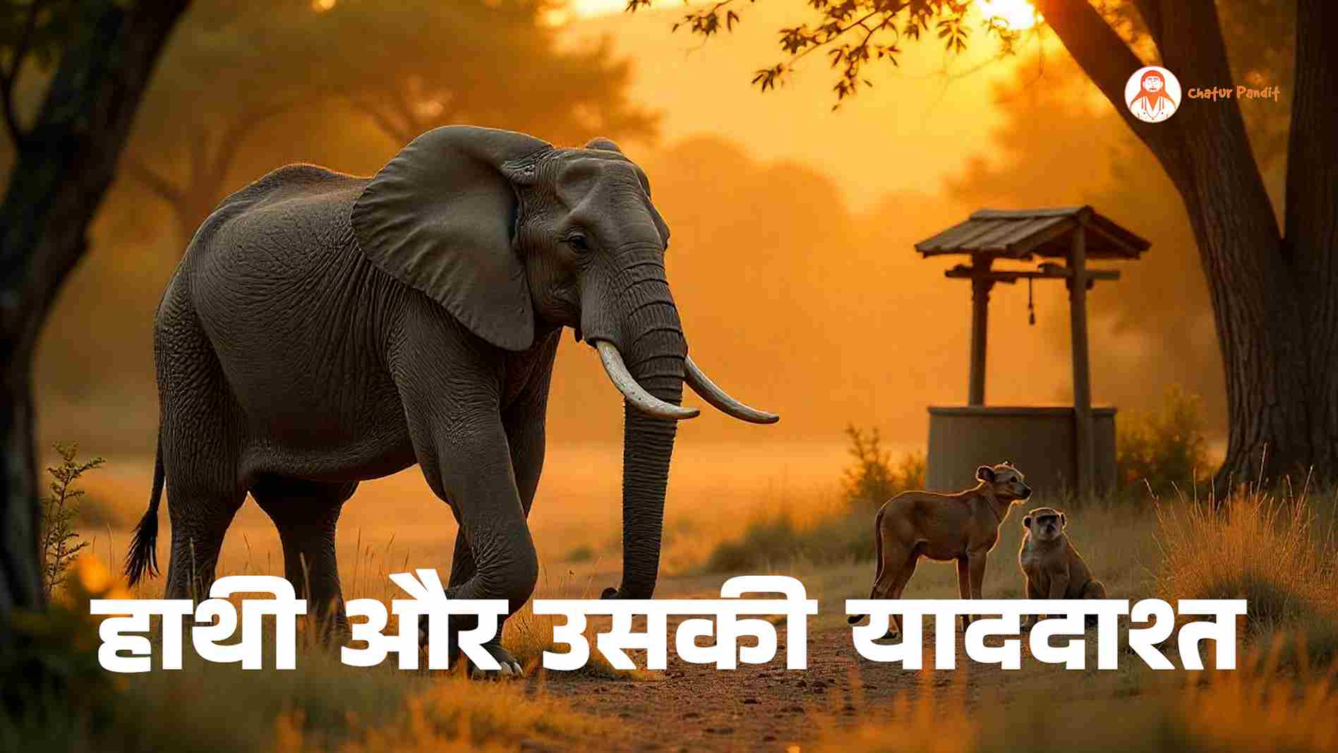 हाथी की याददाश्त ने बचाई जान | बूढ़े हाथी का कमाल