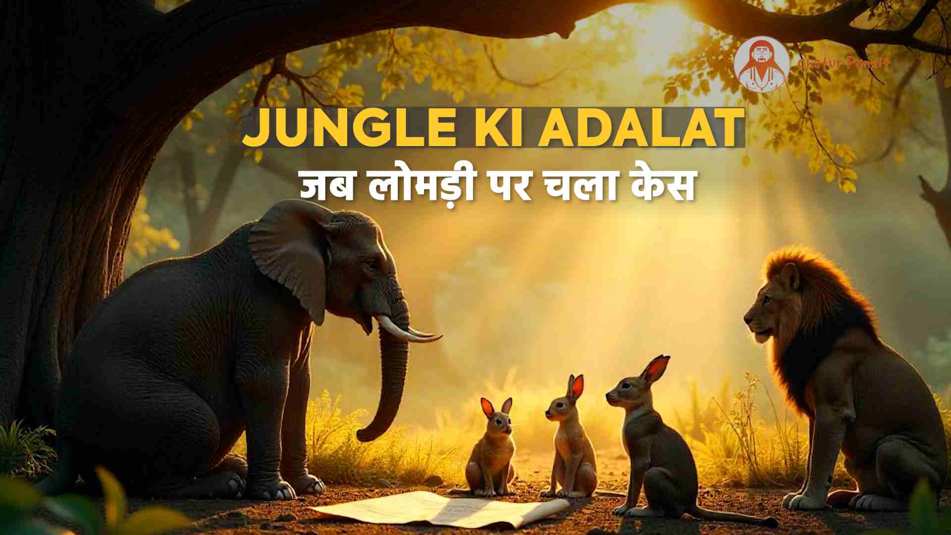 जंगल की अदालत | Jungle Ki Court | जब हर जानवर ने मिलकर लिया फैसला