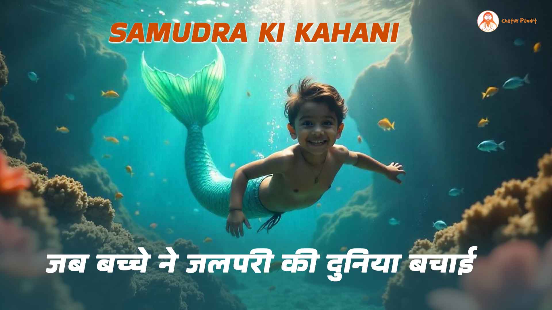 समुद्र की दुनिया | बच्चों की प्रेरणादायक कहानी | जलपरी और मछलियों की कहानी