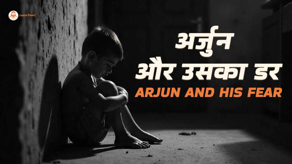 अर्जुन और उसका डर | वह बस चुपचाप रो पड़ता